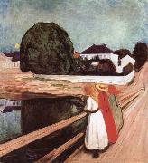 Edvard Munch The Children on the bridge oil painting reproduction